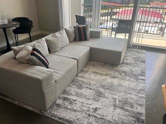 3 Piece boneless cloud sectional just out the box