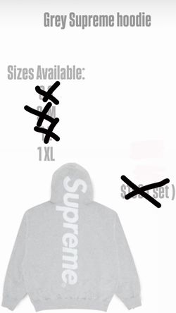 Supreme hoodie Size:XL
