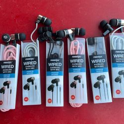 Wired Earbuds With Mic 4 Ft