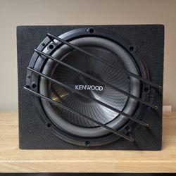 Brans New 12" subwoofers in Compact Sealed Enclosure with Grille
