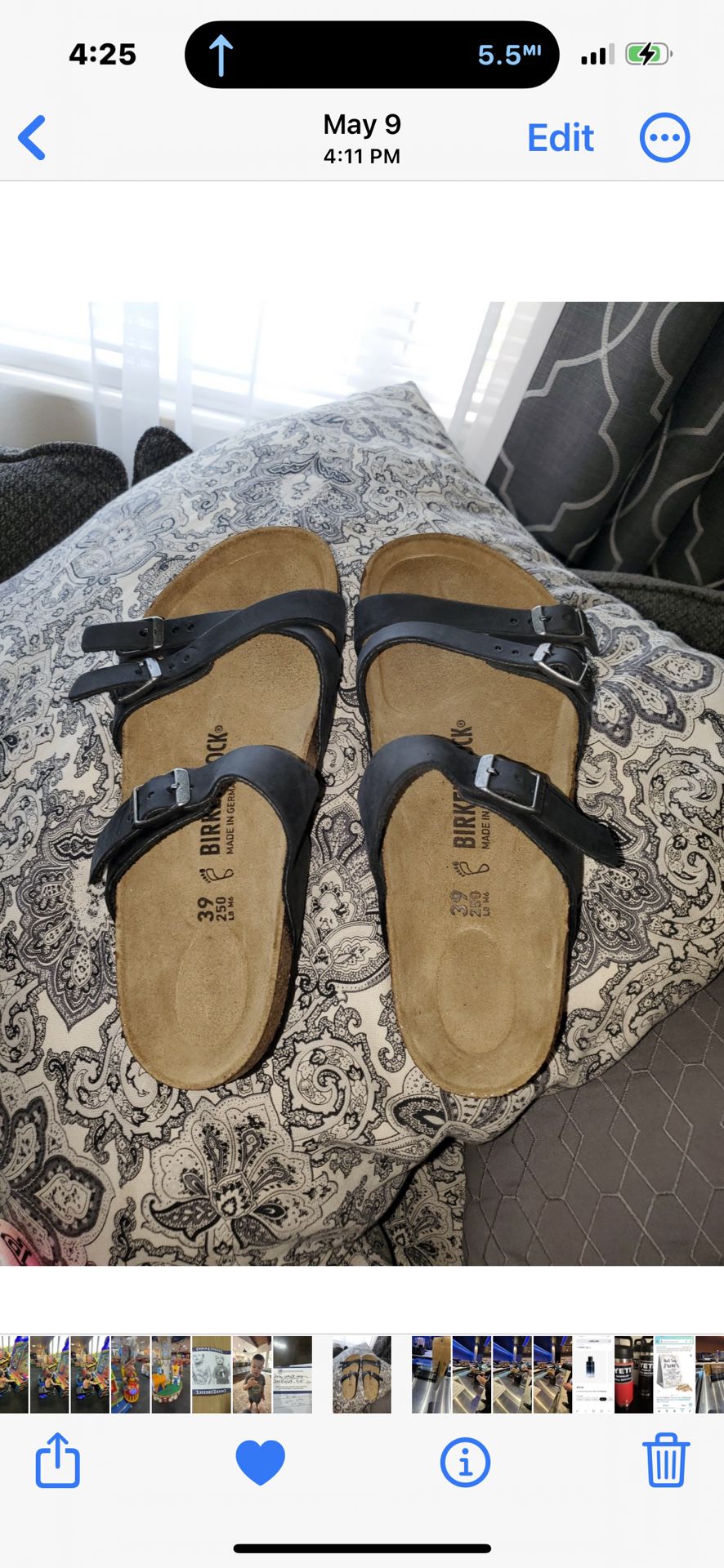 Birkenstock New With Tags  Size 40 Which Is Size  9 Women 75$ 