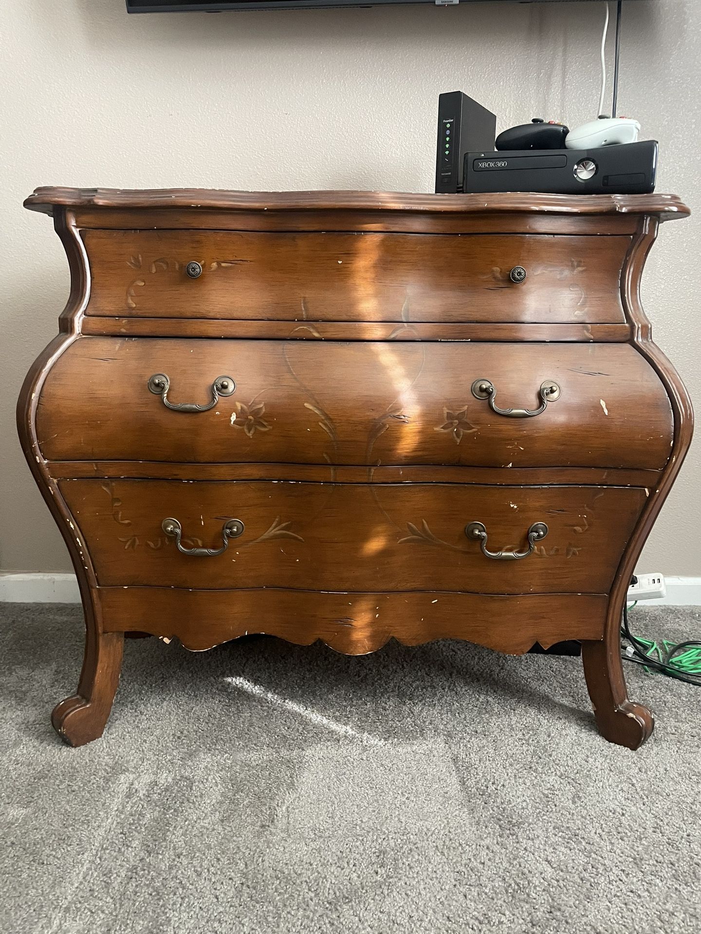 Solid Wood Cabinet Dresser Or Tv Stand