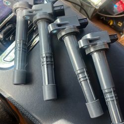 Set Of 4 Ignition Coils For Honda, Acura 