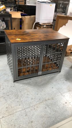 Furniture, Darkwood, dog Crate