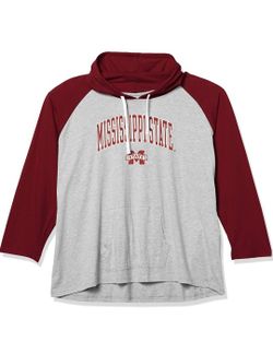 Mississippi State Profile Varsity Womens Plus Size Long Sleeve Raglan Fashion