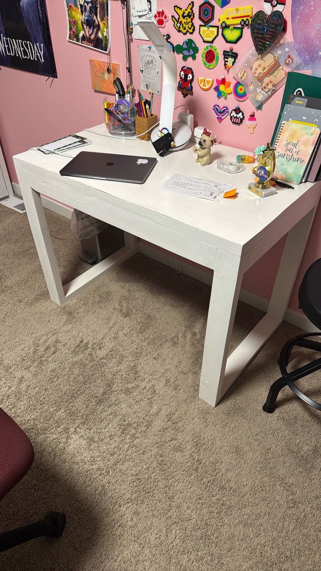 Solid Wood Table Handmade For Sale