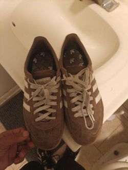 Brown and cream handball spezial adidas