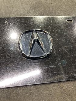 Acura plate