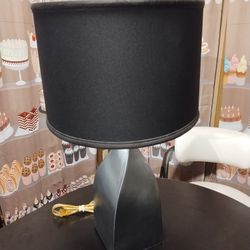 Large Black Lamp 26" Tall 15" Wide