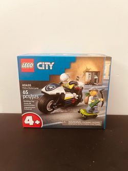 LEGO City Police Motorcycle Set 60455