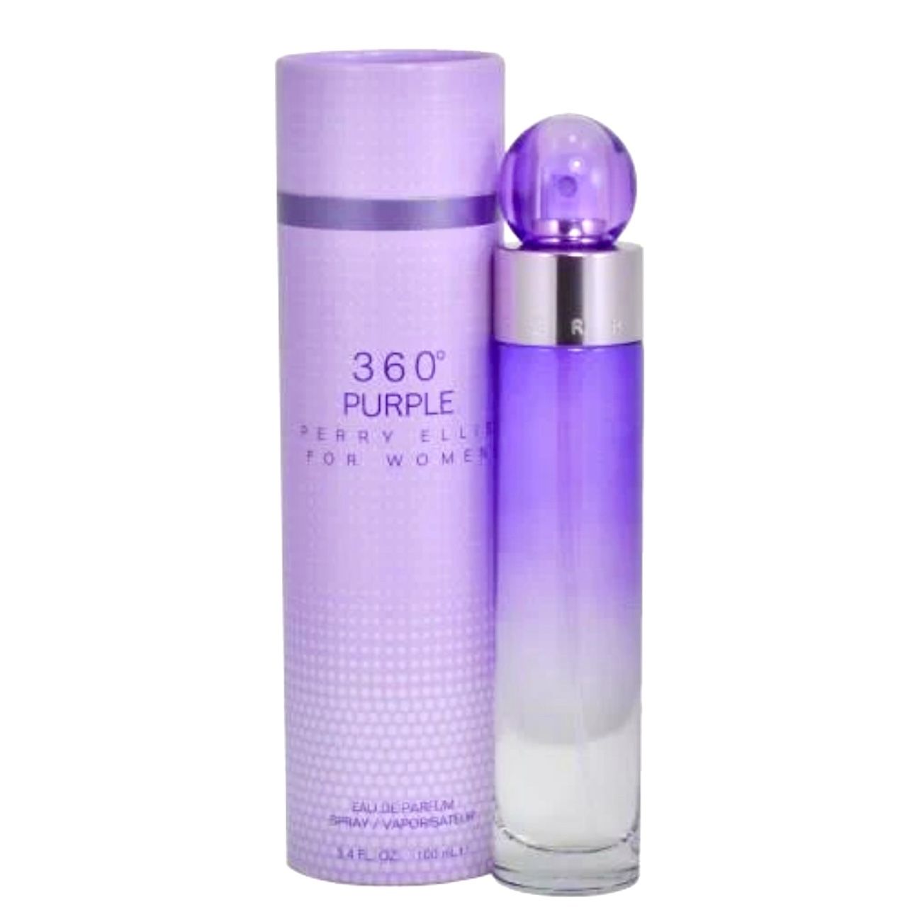 360 Purple by Perry Ellis Eau de Parfum Spray for Women 3.4 FL oz / 100 ML New in Box