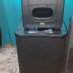 QSC 2000watt And 3600watt  Subwoofer Speaker