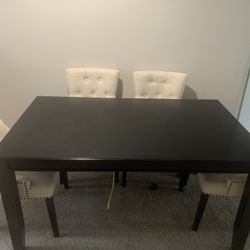 Dining Table With 4 Chairs