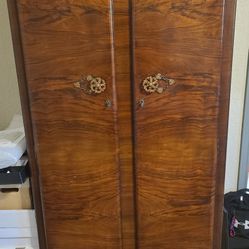 Antique Armoire and Vanity
