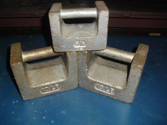 Calibration weights cast iron