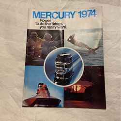 Mercury 1974 Inboard/Outboard Color Brochure