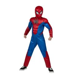 MARVEL Spider-Man Official Boys Youth Halloween Costume, Boys Size L