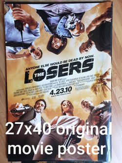 THE LOSERS ORIGINAL 27x40 MOVIE POSTER (2010)