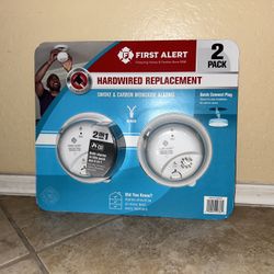 ( 2 )  SMOKE & Carbon Monoxide  ALARM DETECTORS  (wired)