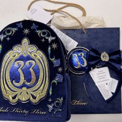 Authentic new With Tags Club 33  Ears And Loungefly 