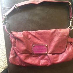 Gorgeous Marc Jacobs Leather Purse- Fuchsia
