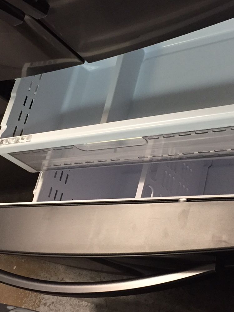 Stainless Steel 28 Cu Ft 3 Door French Refrigerator