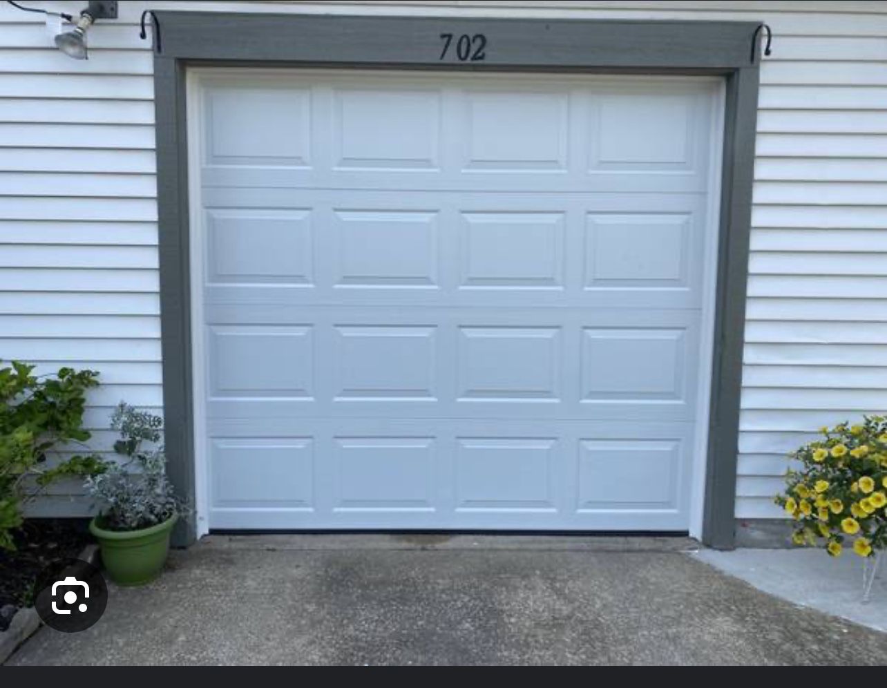 Brand New 8x7 hollow Garage Door W/ Installation 