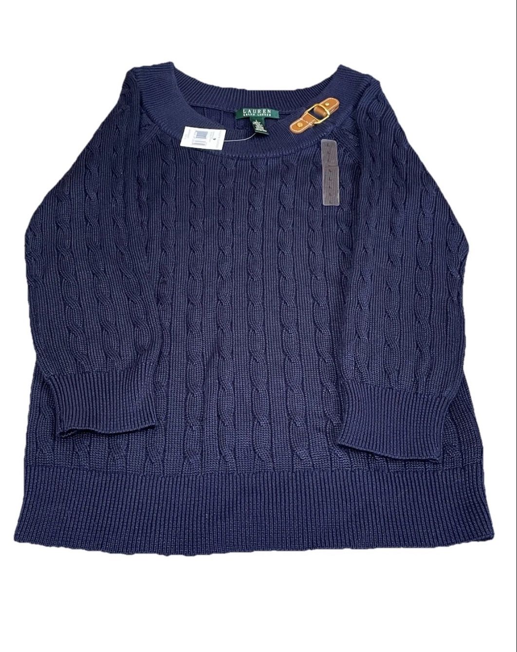 Women’s Navy Ralph Lauren Sweater Size L NWT