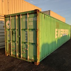 40 FOOT USED WWT CONTAINER STD SHED,STORAGE,SHIPPING,CONEX 
