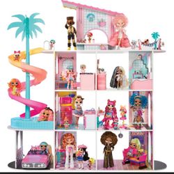 LOL Surprise House, Car, Dolls, Accessories 