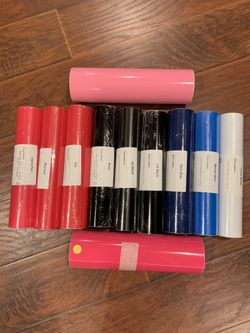 Vinyl rolls (12”x5 yd) - $35 each roll