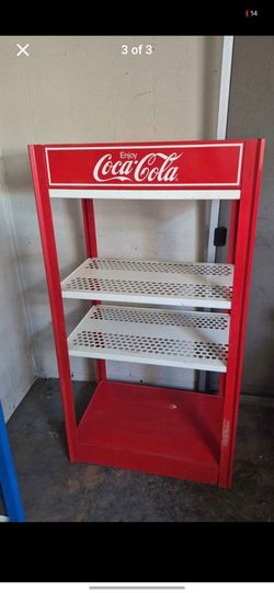 Vintage Coca Cola Metal Shelves $150