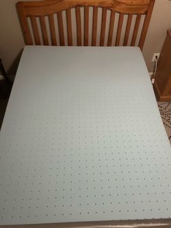 Foam Mattress Topper, 2-inch, Full size,