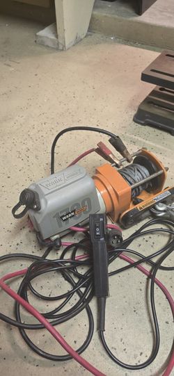 WARN Works 1700 DC Powered Utility Winch — 1700-Lb. Capacity, Model# 651700