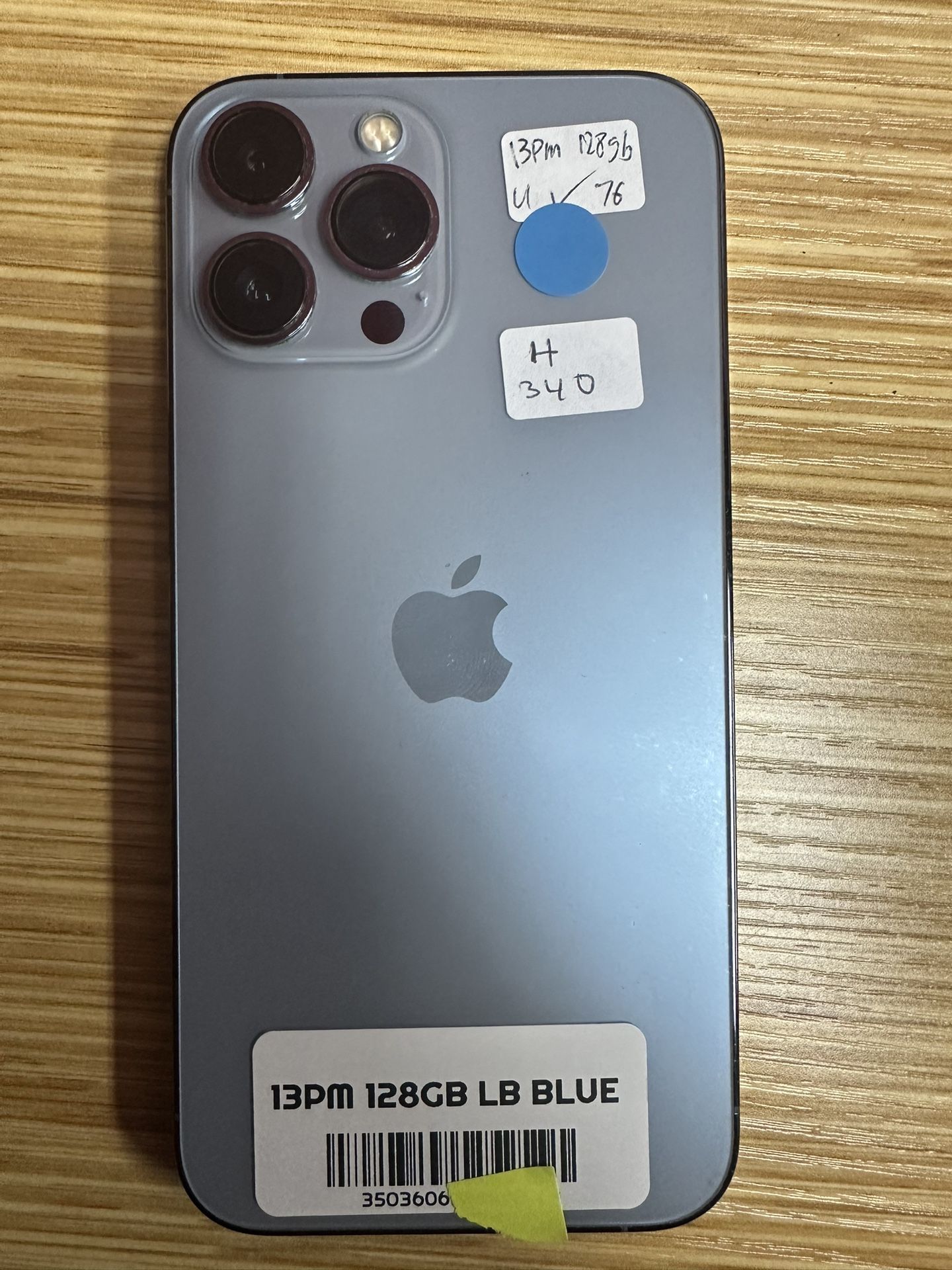 On Sale iPhone 13 Pro Max 128GB Low Battery