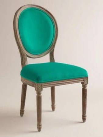 Round Back Dining Chairs - Kelly Green