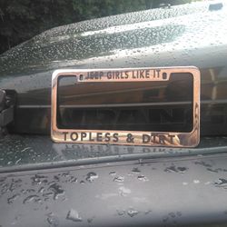 Jeep License Plate Frame