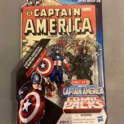 Marvel Universe Comic Packs Captain America CAPTAIN AMERICA AND WINTER SOLDIER Target Exclusive