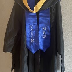 Graduation Gown - CSUSM MSW