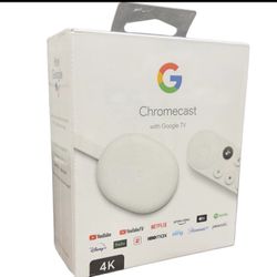 Google Chromecast with Google TV (4K)- Streaming Stick Entertainment with Voice