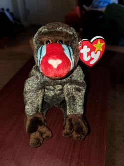 Vintage 99' Ty Beanie Baby Cheeks the Baboon