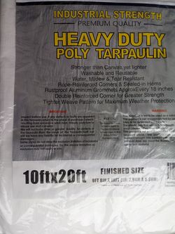 10x20 heavy duty tarp