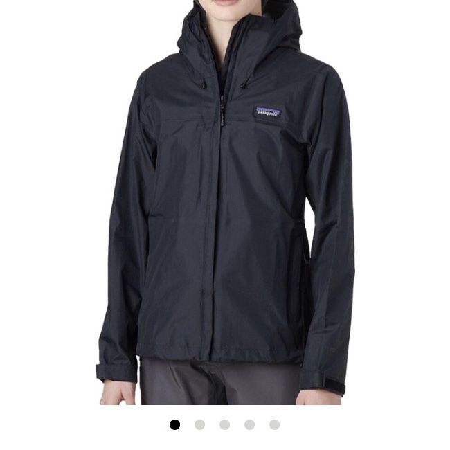 Patagonia Black Rain Jacket Size 6 (S)