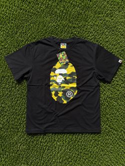 BAPE Ape Head Green Camo Tee