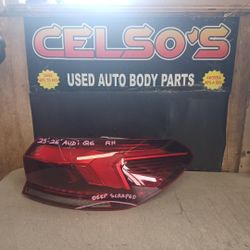 25 26 Audi Q6 RH Tail Light LED OEM. 