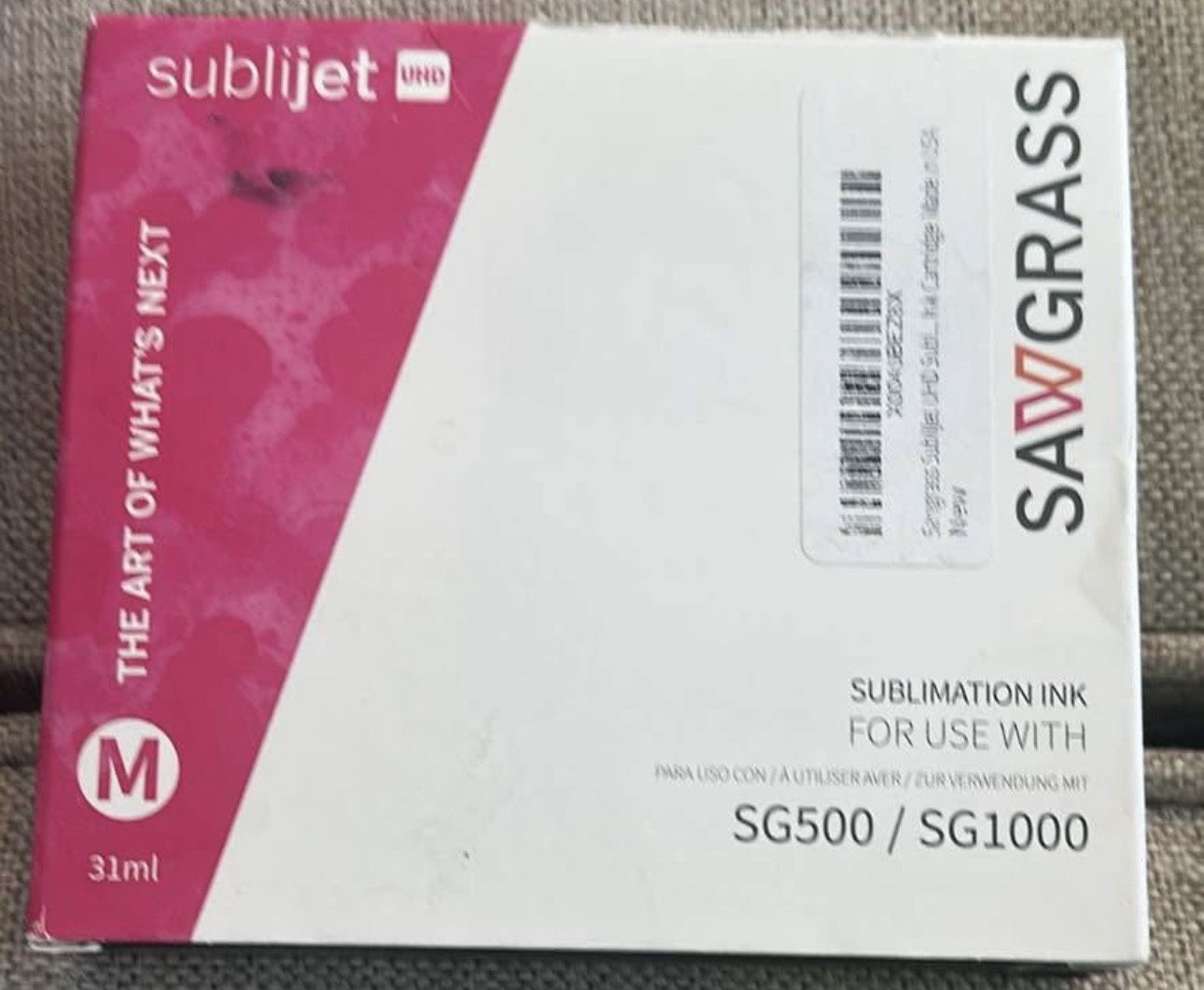 Sawgrass SubliJet UHD Sublimation Ink Cartridge for SG500 & SG1000 Printers (31mL)