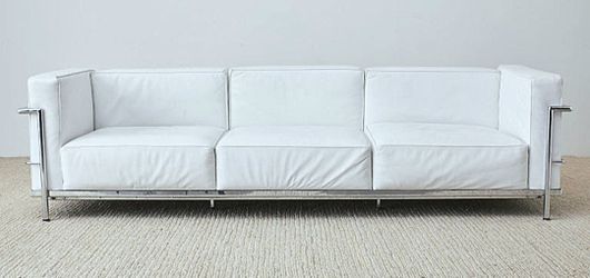 Le Corbusier Lc3 Sofa Cassina Italy Mid Century Modern