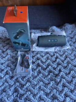 Deep Blue Portable Bluetooth Speaker