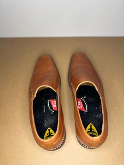 Michael Toschi CIS Equipped CarbonLite Leather Slip-On Shoes Men’s Size 10 Brown