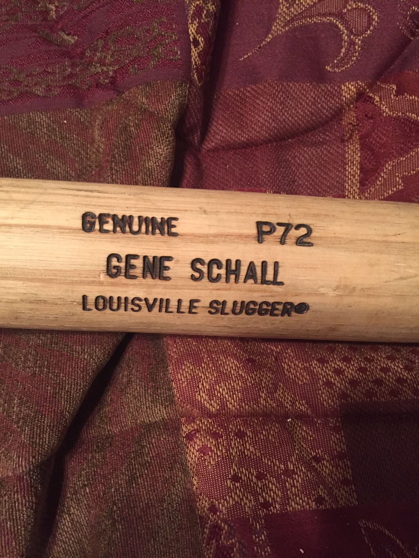 Gene Schall game bat